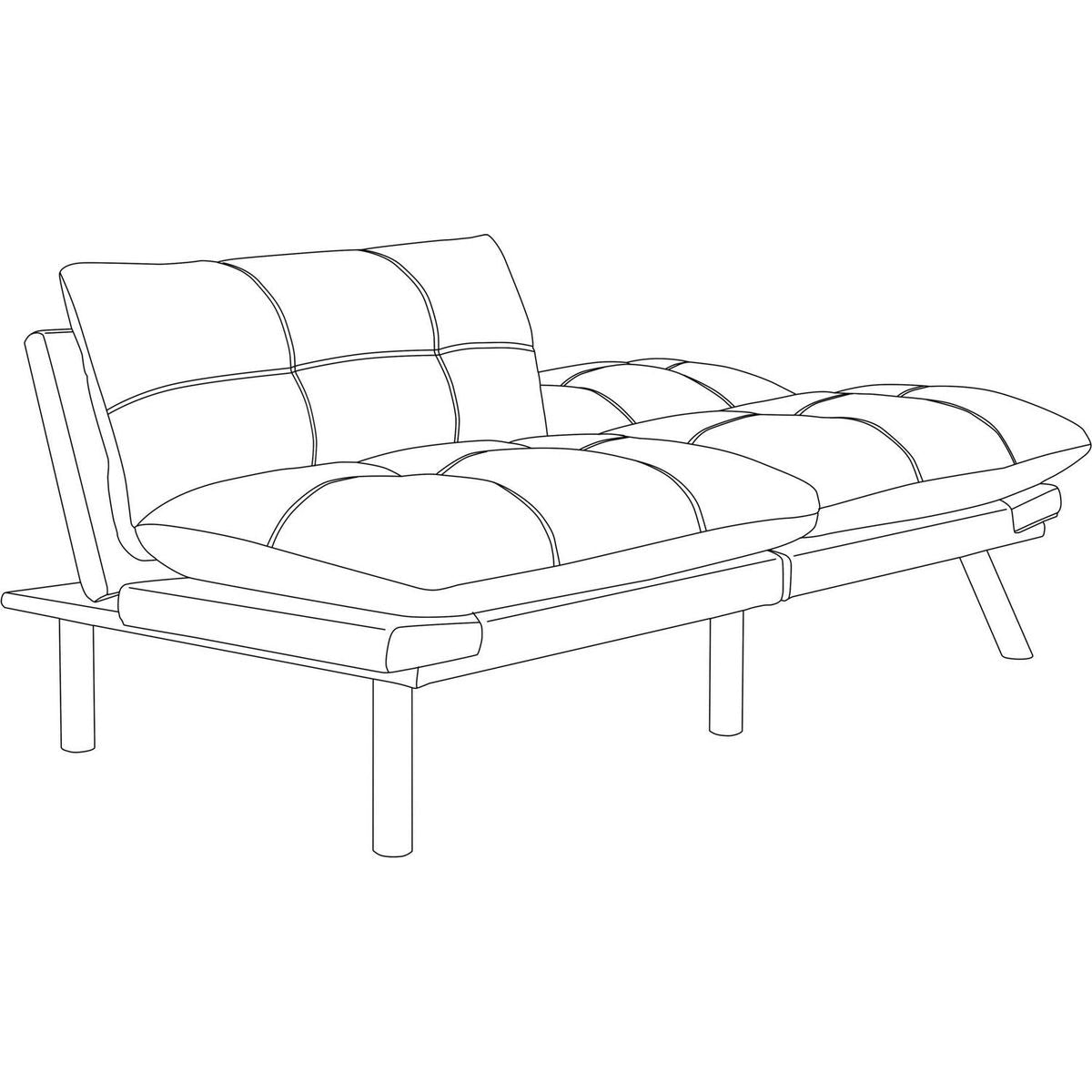 Navy Blue Convertible Folding Modern sofa Bed