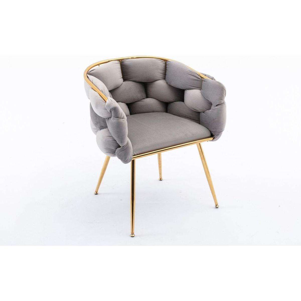 Luxury modern simple leisure velvet single sofa chair bedroom lazy