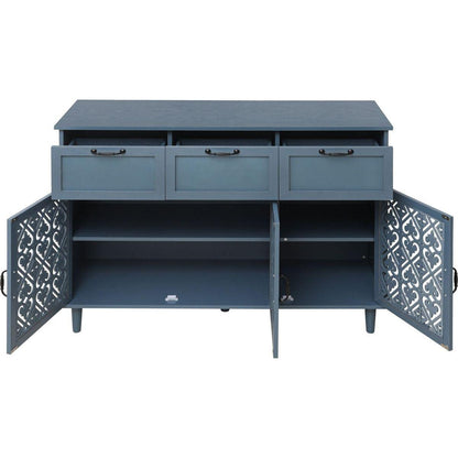 3 Door 3 Drawer Cabinet, American Furniture, Suitable for Bedroom, Living Room, Study - Streamdale Furniture