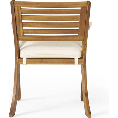 HERMOSA KD WOOD DINING SET with Cushions