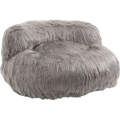 Bean Bag Chair Faux fur Lazy Sofa /Footstool Durable Comfort Lounger High Back Bean Bag Chair Couch for Adults and Kids, Indoor