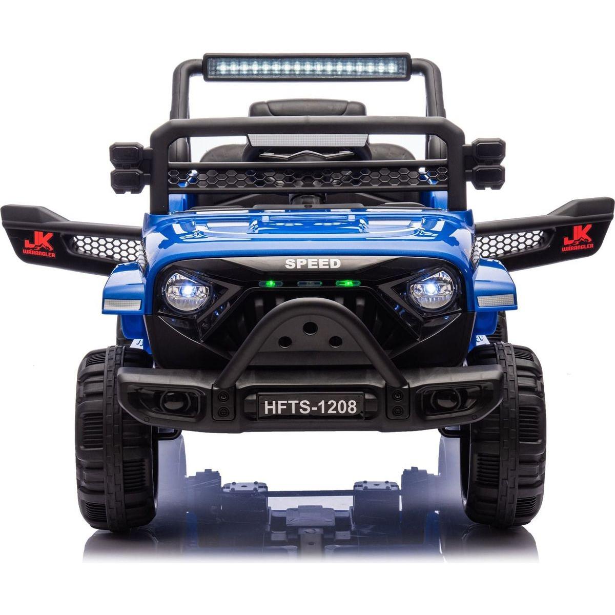 12V Kids Ride On Electric Truck Car W/Parents Control,2WD,Four-wheel suspension,Early education function,Adjustable volume,USB,MP3,Bluetooth,Microphone jack,Power display,LED lights For kids aged 3+.
