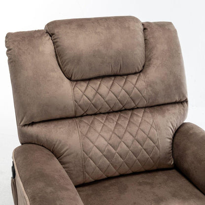 Lounge chair lift chair relax sofa chair sitting room furniture sitting room power supply elderly electric lounge chair (180 degree lying flat) - Streamdale Furniture