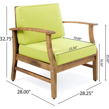 Perla Club Chair, GREEN