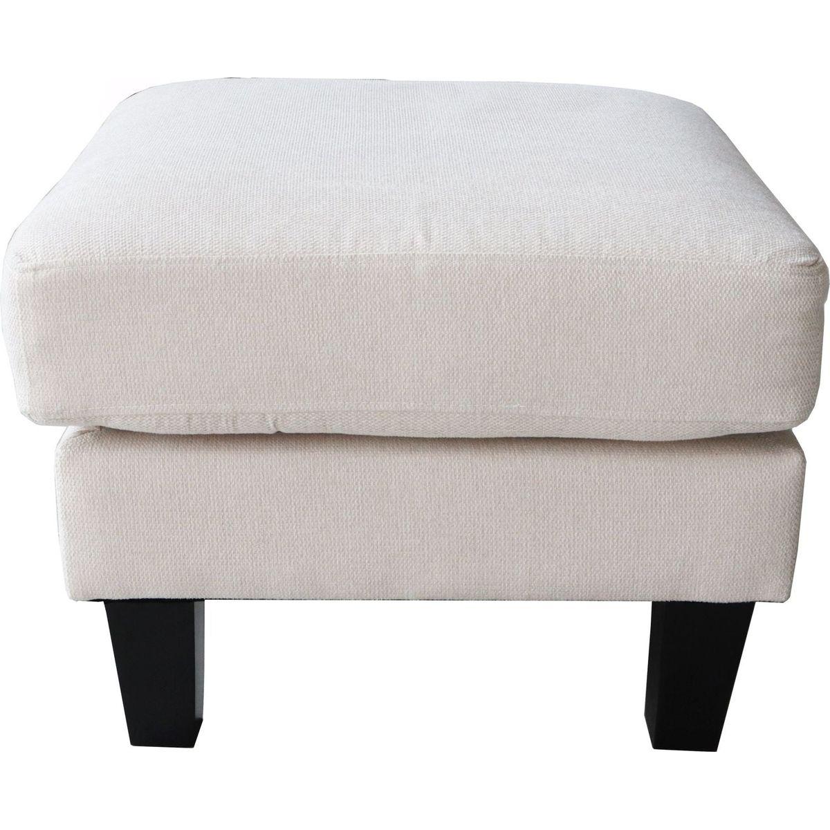 Fabric Ottoman Beige