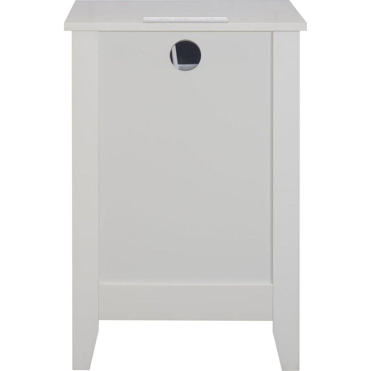 set of 2 pcs white 3 Drawer Nightstand with Charging Station and USB Ports & Power Outlets,Wooden Bed Side Table/End Table Modern Night Stands for Bedrooms