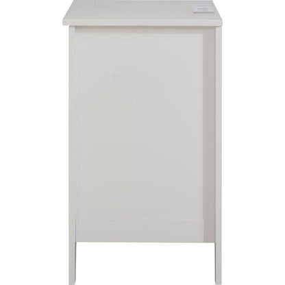 set of 2 pcs white 3 Drawer Nightstand with Charging Station and USB Ports & Power Outlets,Wooden Bed Side Table/End Table Modern Night Stands for Bedrooms