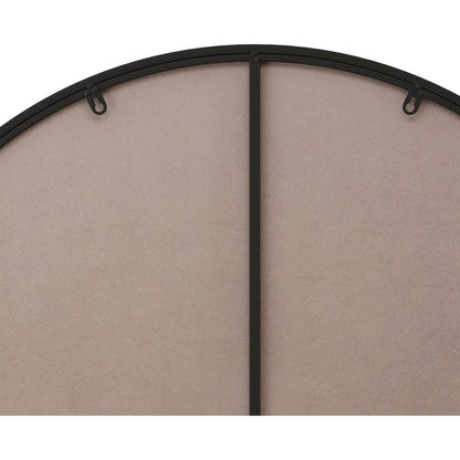 Wall Mirror 36 Inch Black Circular Mirror Metal Framed Mirror Round Vanity Mirror Dressing Mirror, for Bathroom, Living Room, Bedroom Wall Decor