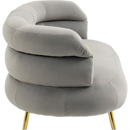 Accent Chair, leisure chair with Golden feet