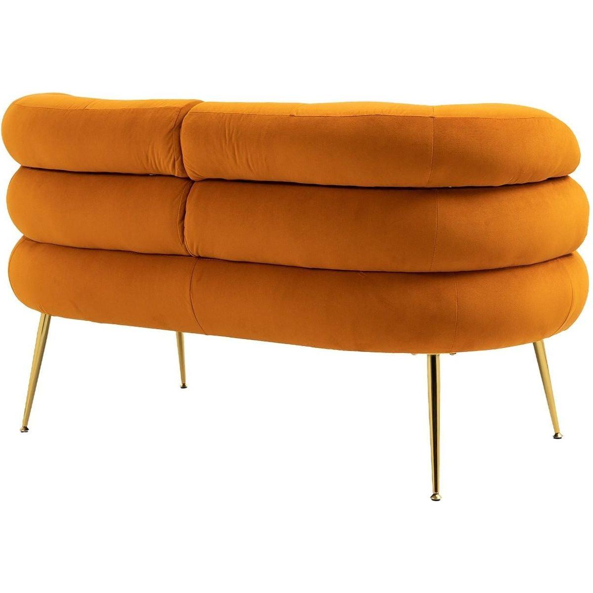 Accent Chair, leisure chair with Golden feet