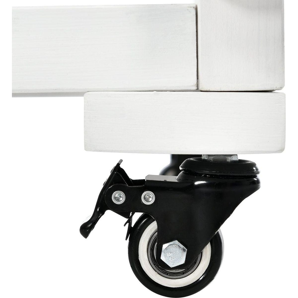 62inch Height Wood Large Greenhouse Balcony Portable Cold Frame with Wheels and Adjustable Shelves for Outdoor Indoor Use, White