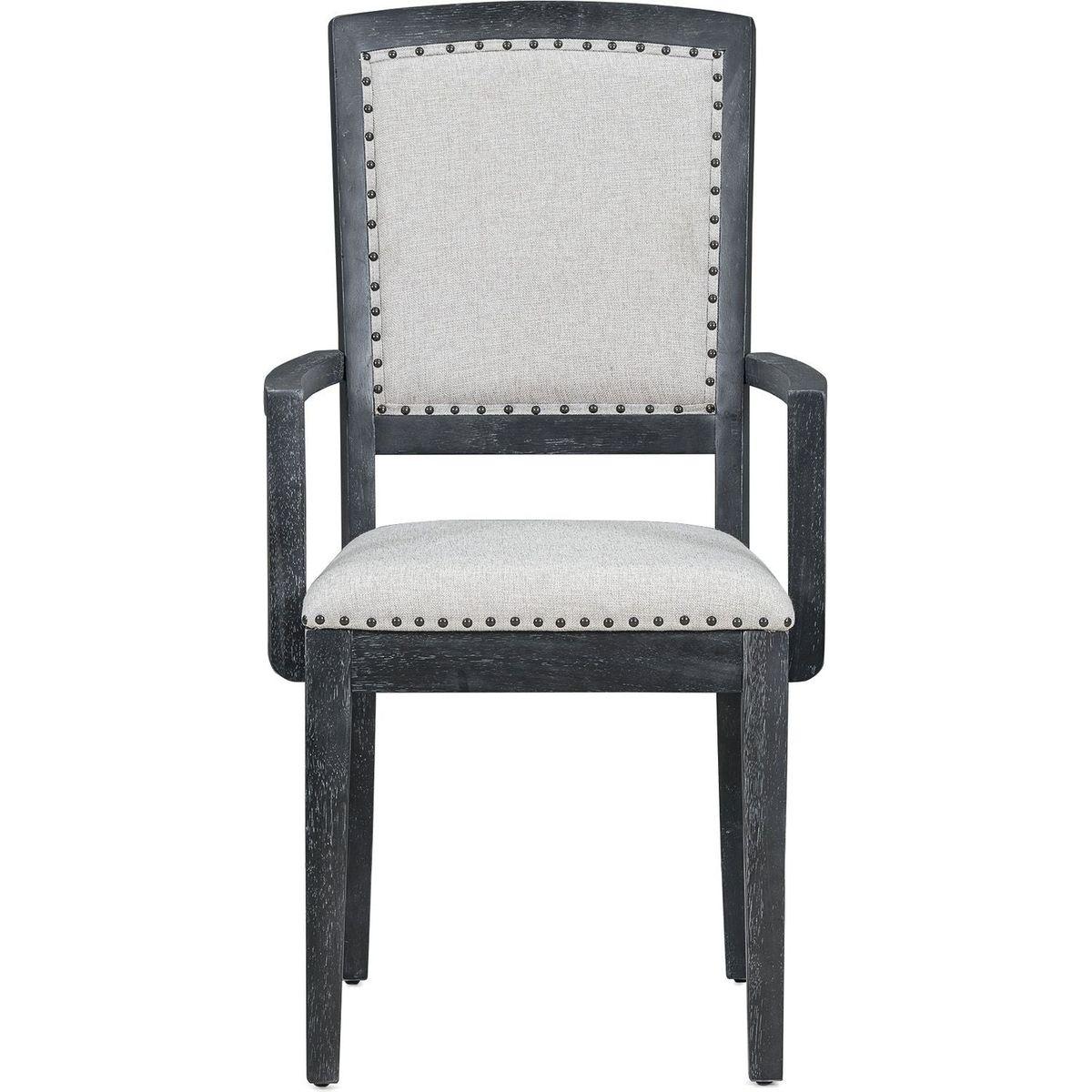 Rustic Extendable 84inch Dining Table Set with 24inch Removable Leaf, 6 Upholstered Armless Dining Chairs and 2 Padded Arm Chairs, 9 Pieces, Black