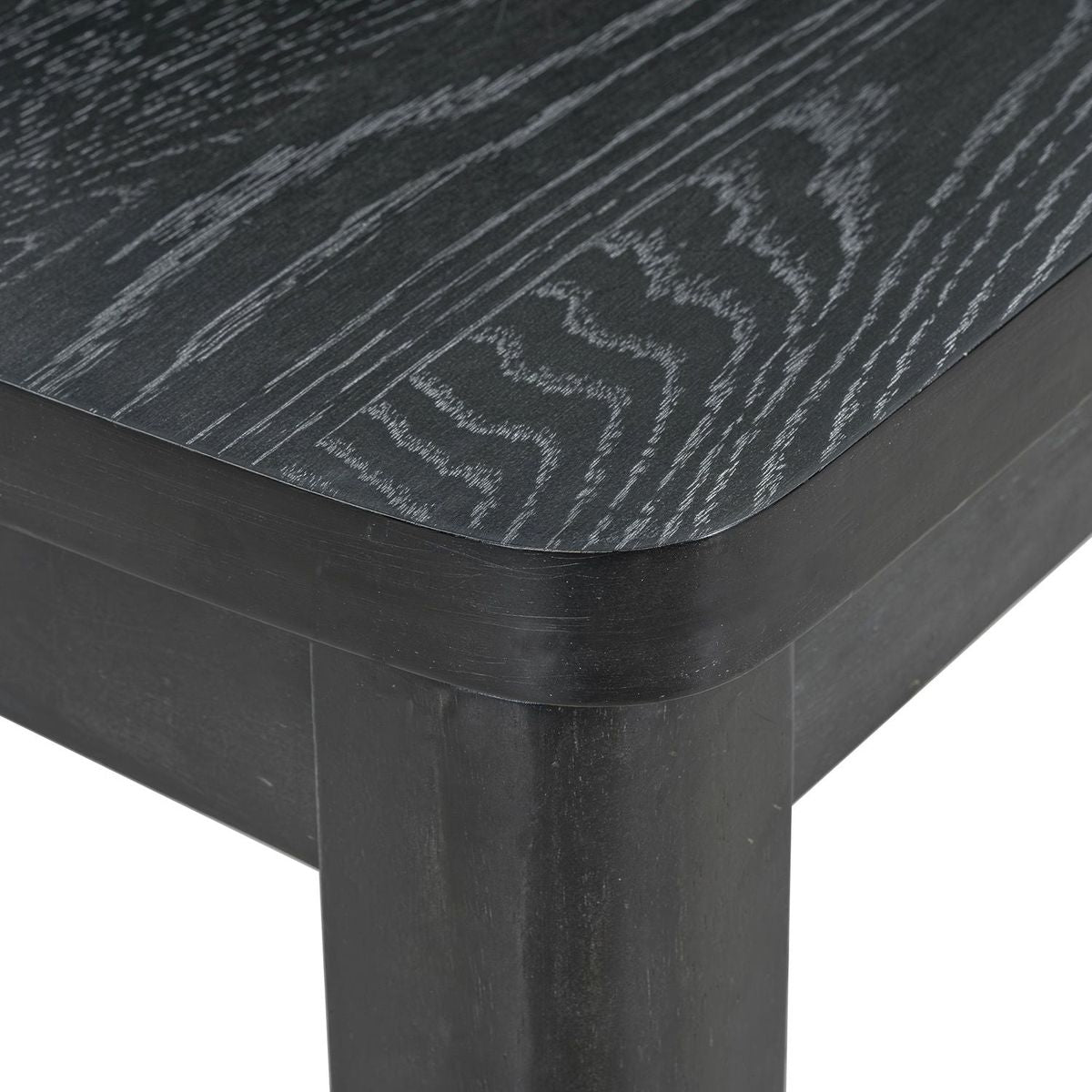 Rustic Extendable 84inch Dining Table Set with 24inch Removable Leaf, 6 Upholstered Armless Dining Chairs and 2 Padded Arm Chairs, 9 Pieces, Black