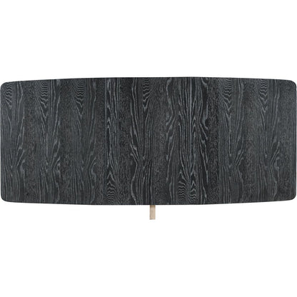 Rustic Extendable 84inch Dining Table Set with 24inch Removable Leaf, 6 Upholstered Armless Dining Chairs and 2 Padded Arm Chairs, 9 Pieces, Black