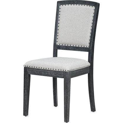 Rustic Extendable 84inch Dining Table Set with 24inch Removable Leaf, 6 Upholstered Armless Dining Chairs and 2 Padded Arm Chairs, 9 Pieces, Black