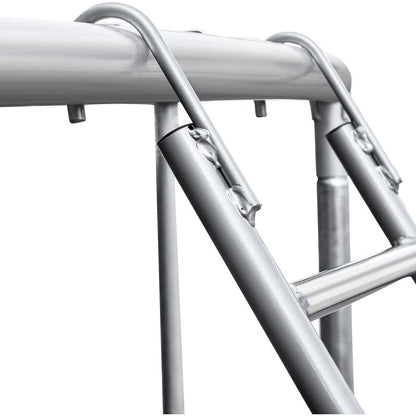 16FT Trampoline for Adults & Kids with Basketball Hoop, Double-sided cover,Outdoor Trampolines w/Ladder and Safety Enclosure Net for Kids and Adults