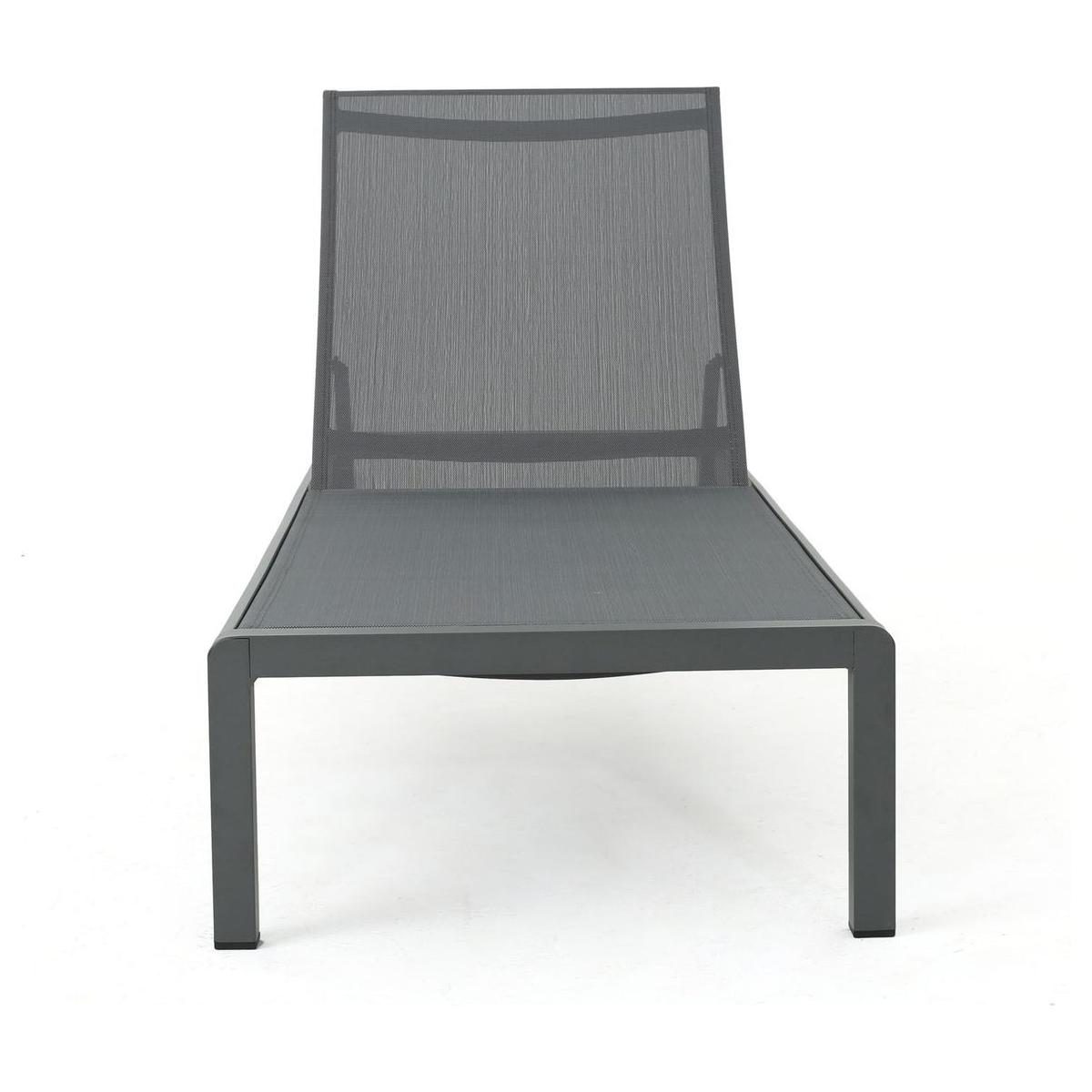 CAPE CORAL KD CHAISE LOUNGE GRY(MP2)(SET OF 2 ) - Streamdale Furniture