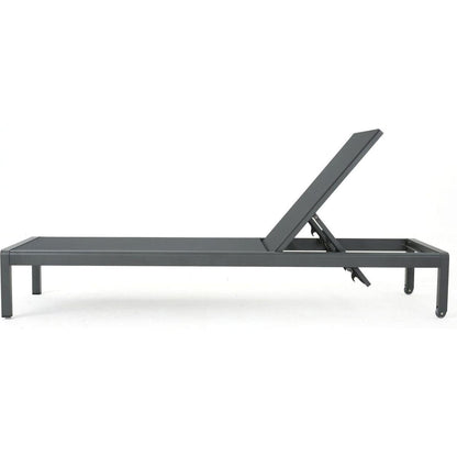 CAPE CORAL KD CHAISE LOUNGE GRY(MP2)(SET OF 2 ) - Streamdale Furniture