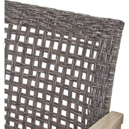 HAMPTON WOOD + WICKER LOVESEAT