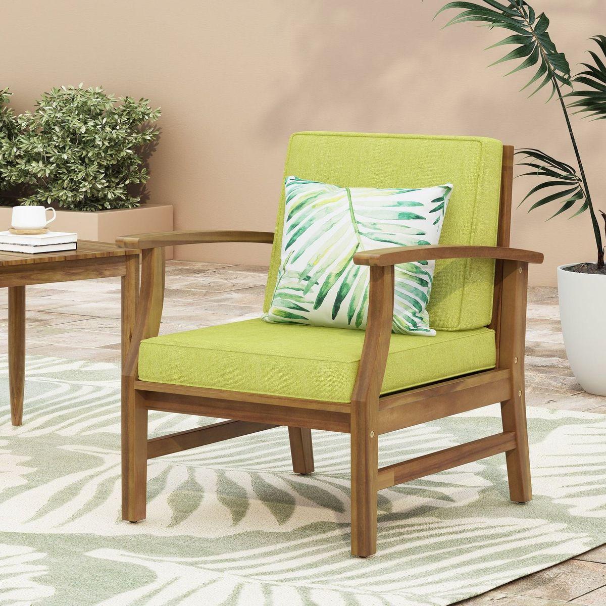 Perla Club Chair, GREEN
