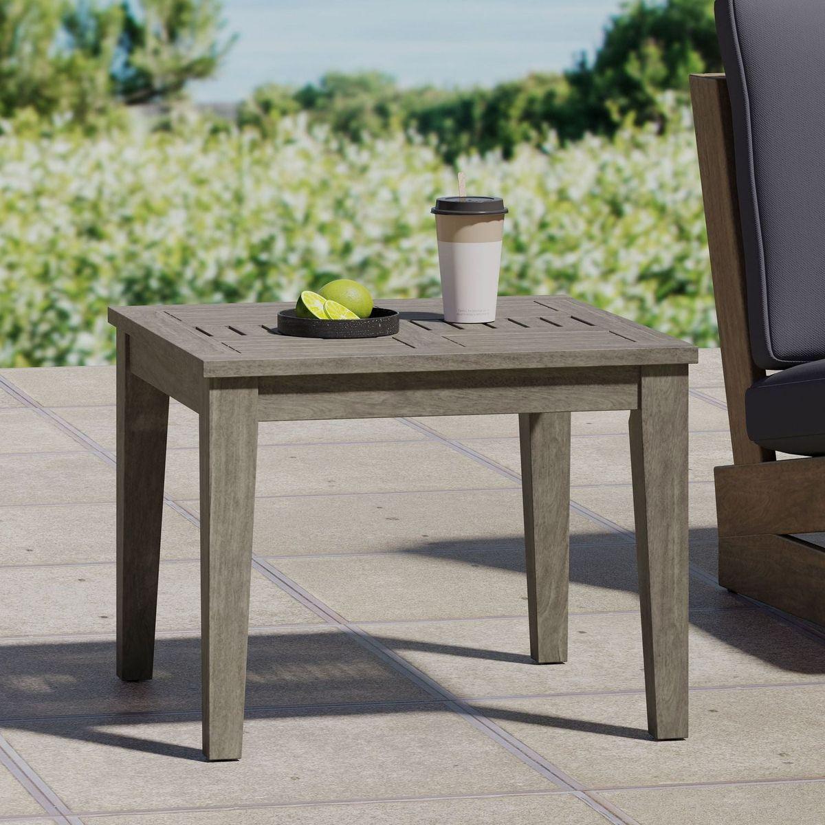 HAMPTON WOOD SIDE TABLE - Streamdale Furniture
