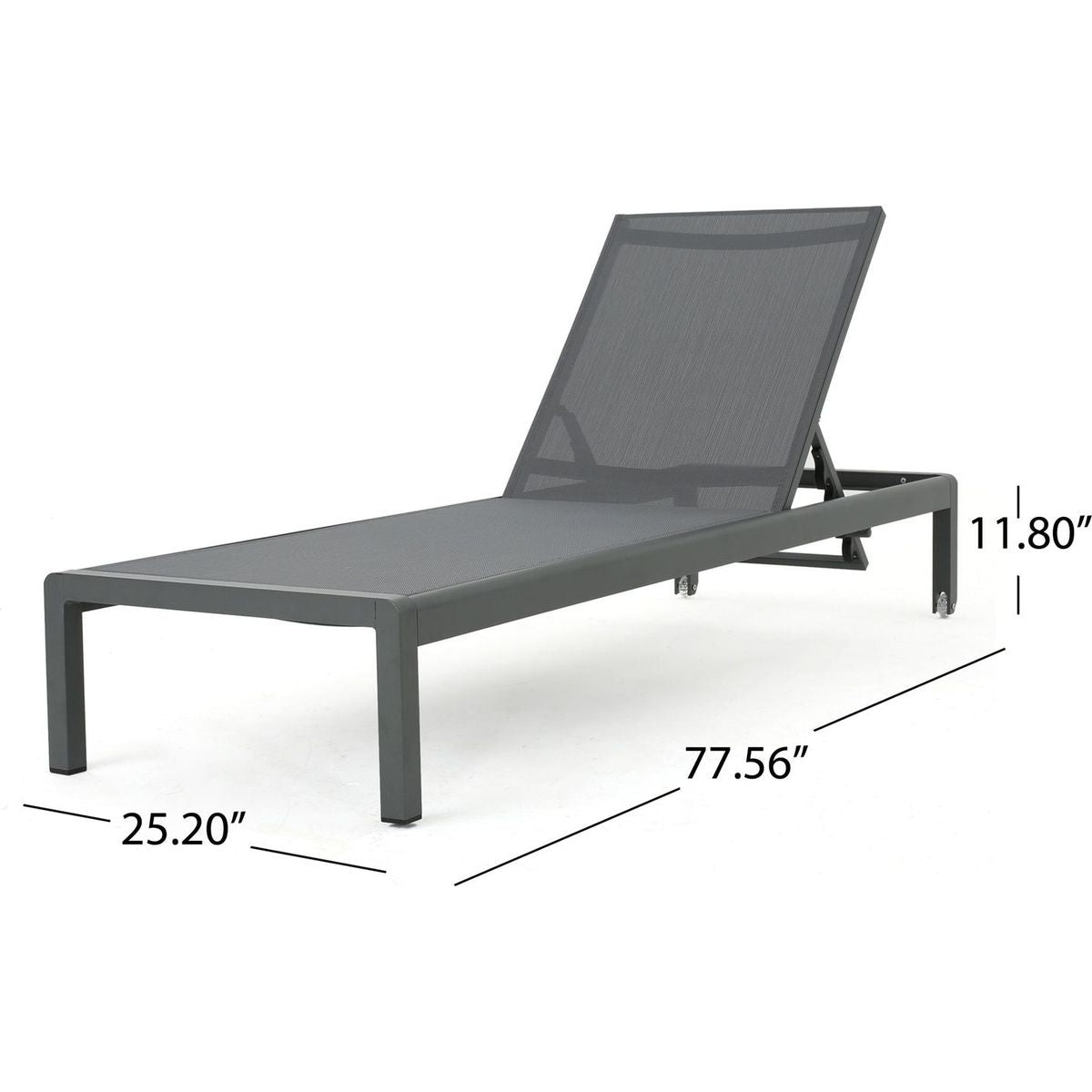 CAPE CORAL KD CHAISE LOUNGE GRY(MP2)(SET OF 2 ) - Streamdale Furniture