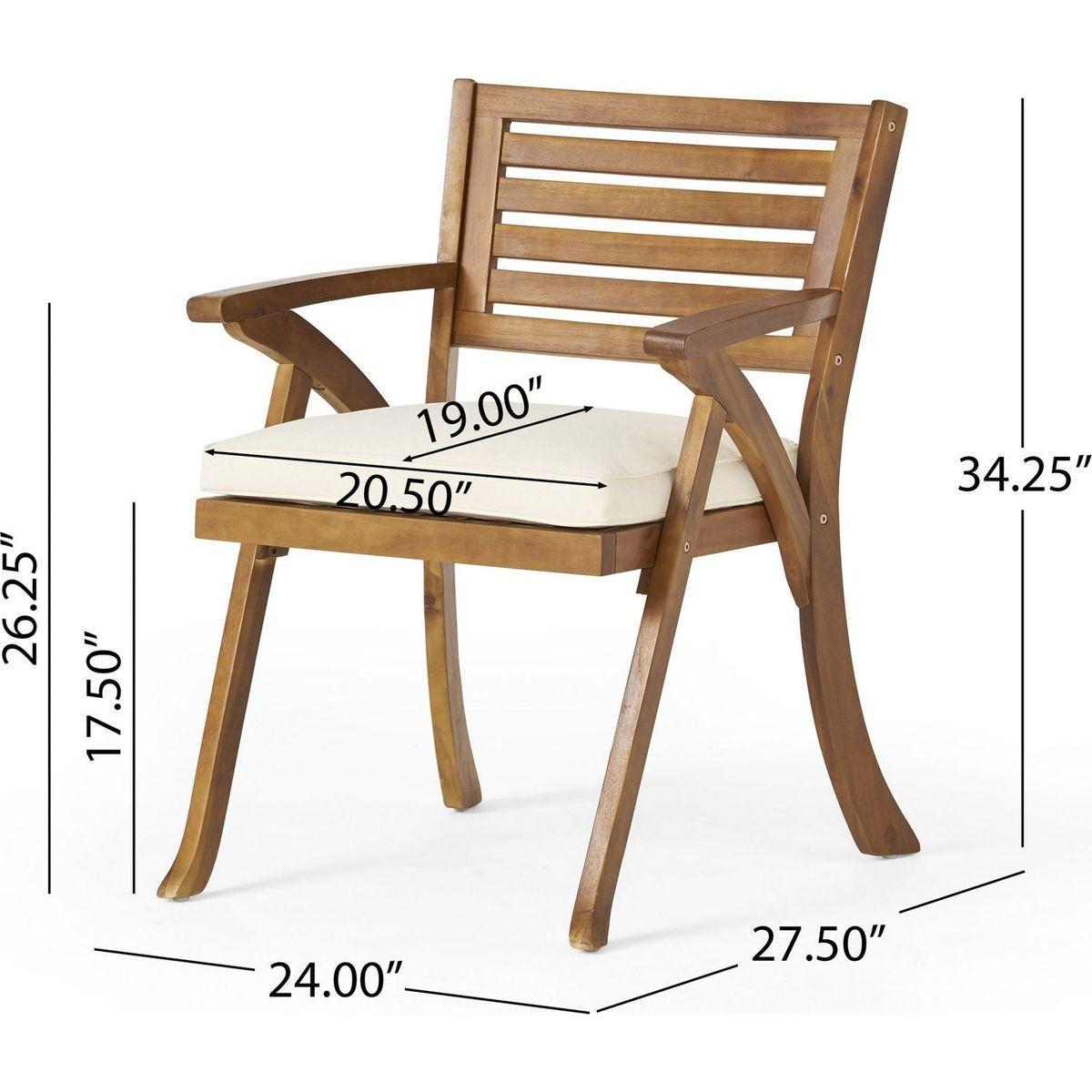 HERMOSA KD WOOD DINING CHAIR (set of 2)