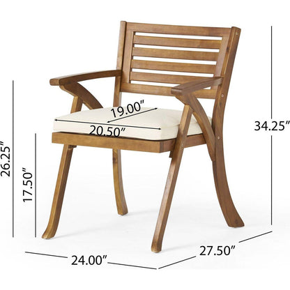 HERMOSA KD WOOD DINING CHAIR (set of 2)