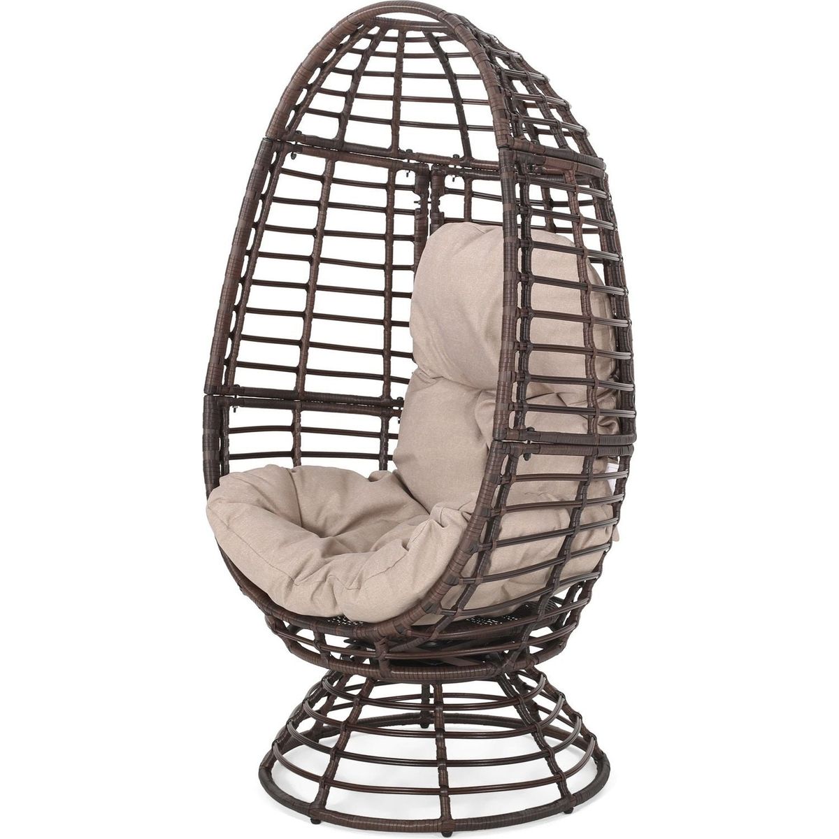 ROBERTSON SWIVEL PATIO EGG CHAIR