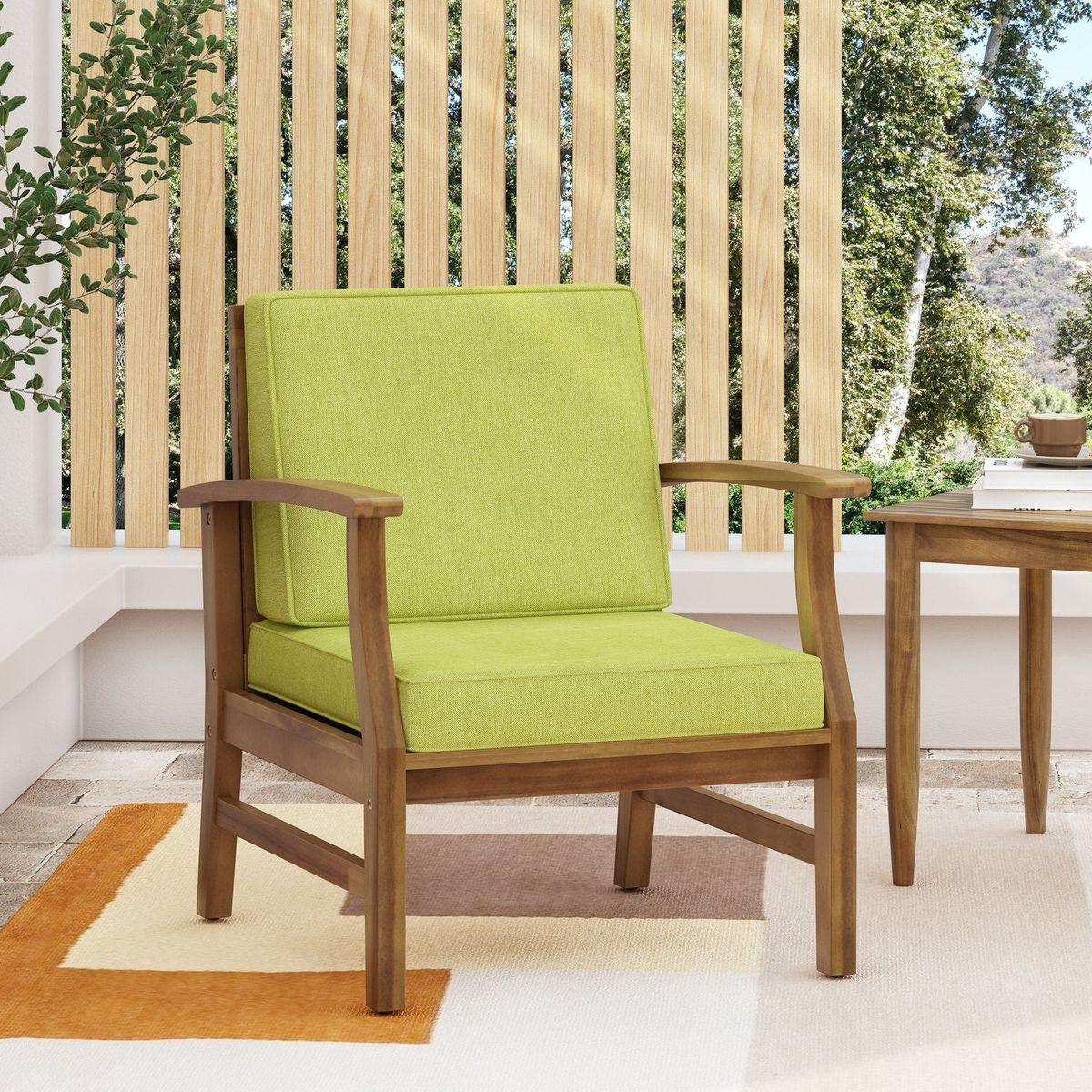 Perla Club Chair, GREEN