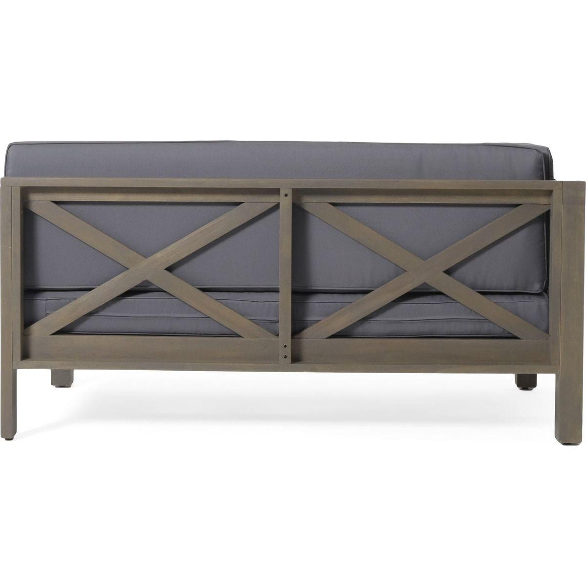 BRAVA X-BACK LEFT CORNER BENCH OF SET 2