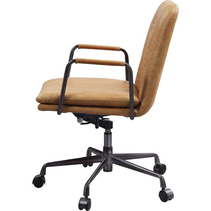 Eclarn Office Chair in Rum Top Grain Leather