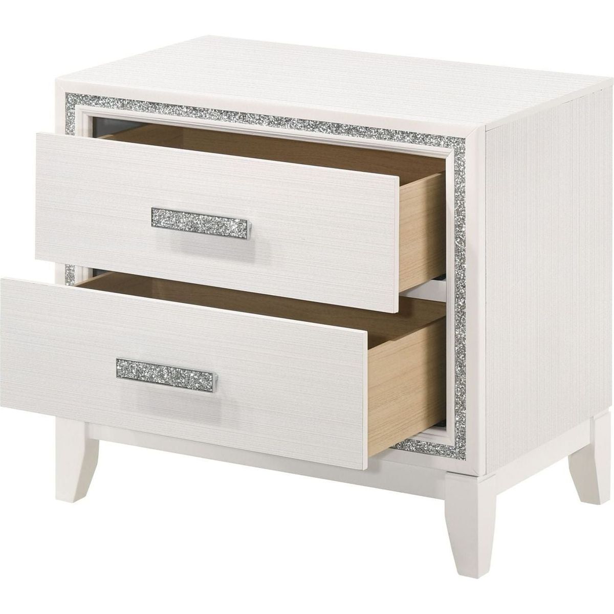 Haiden Nightstand, White Finish