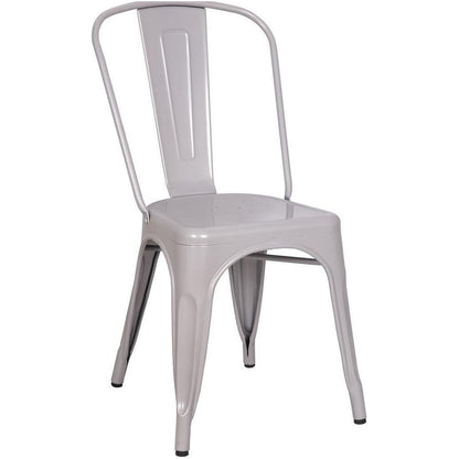 Jakia Side Chair (Set-2) in Silver