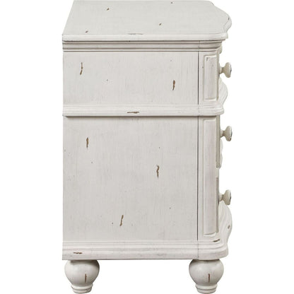 Jaqueline NIGHTSTAND Antique White Finish