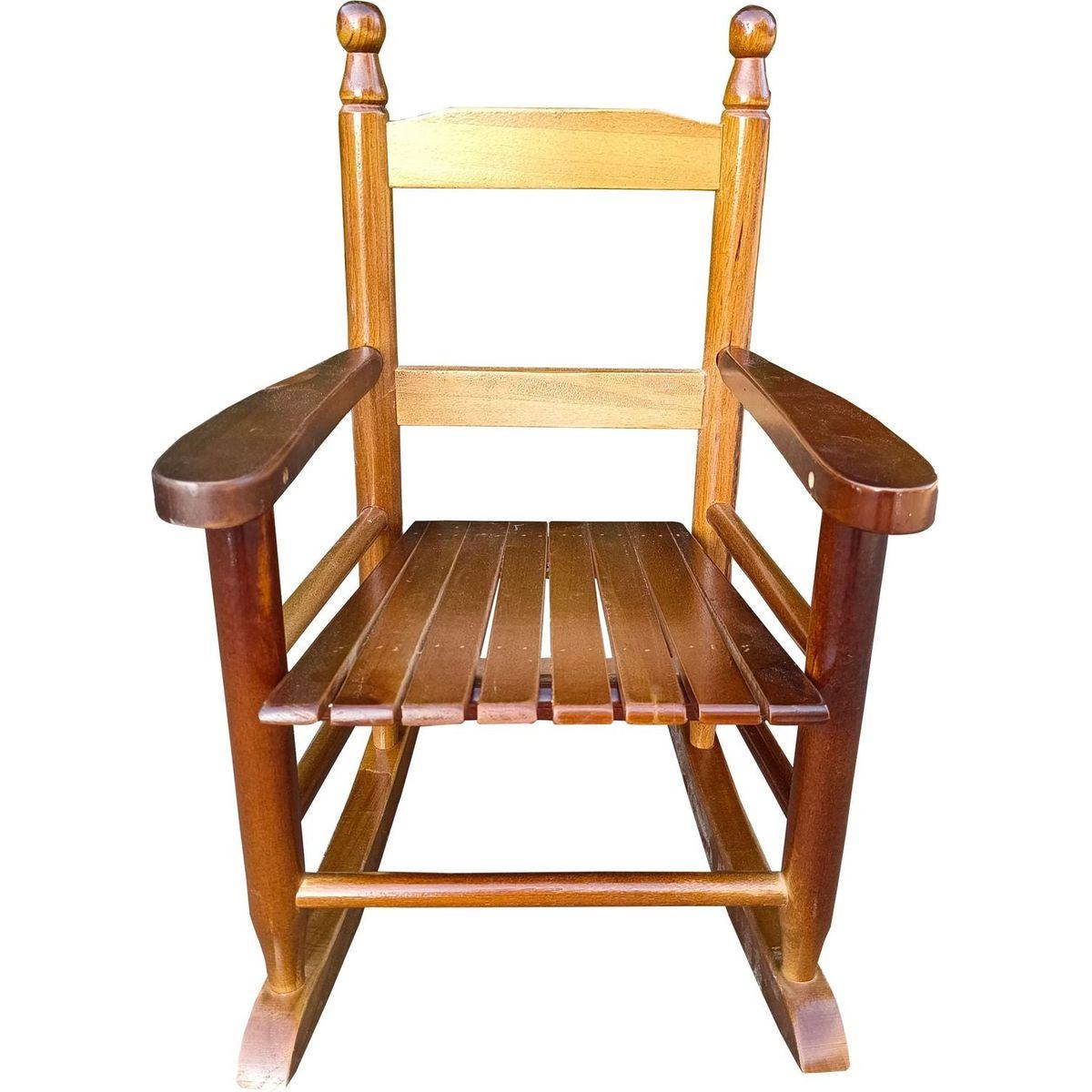 Children's rocking oak chair- Indoor or Outdoor -Suitable for kids-Durable