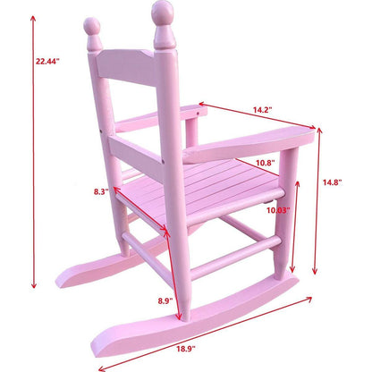 Children's rocking light pink chair- Indoor or Outdoor -Suitable for kids-Durable