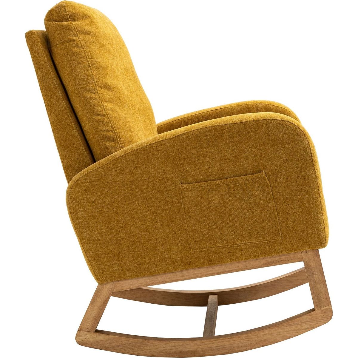 living room Comfortable rocking chair living room chair Yellow