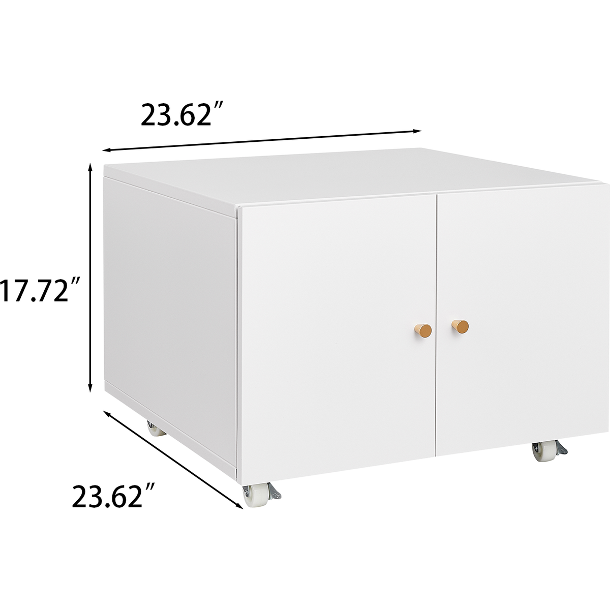 Office furniture Copier Cabinet white 2 door steel copier stand mobile pedestal file Printer Stand