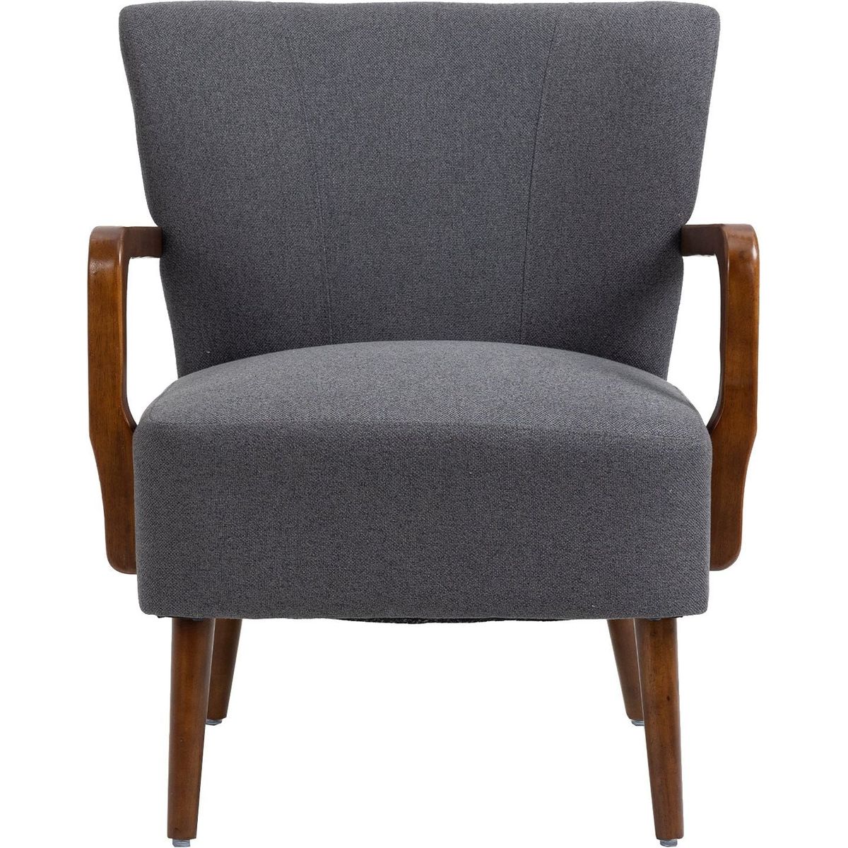 Wood Frame Armchair, Modern Accent Chair Lounge Chair for Living Room