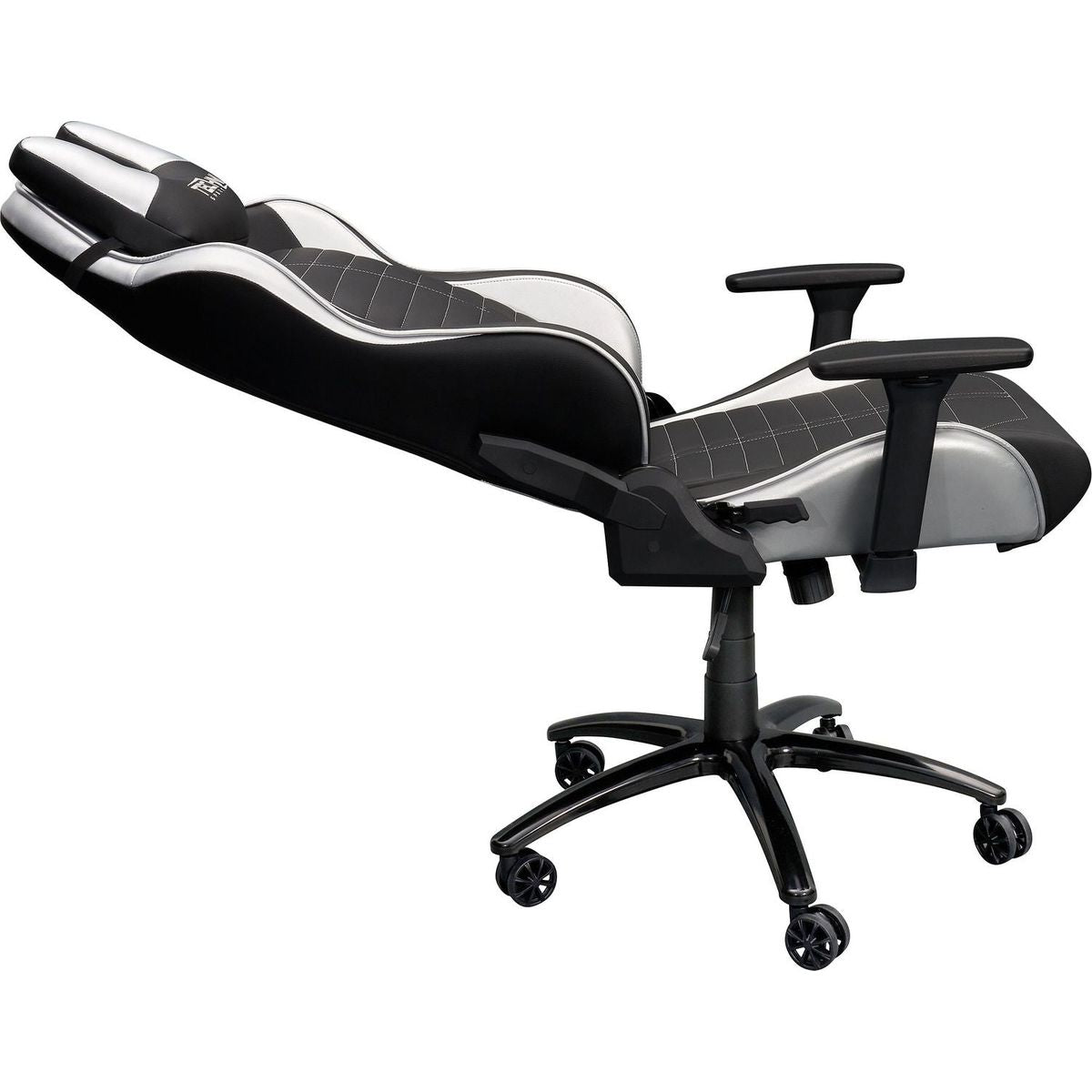 Techni Sport Ergonomic Racing Style Gaming Chair - Silver