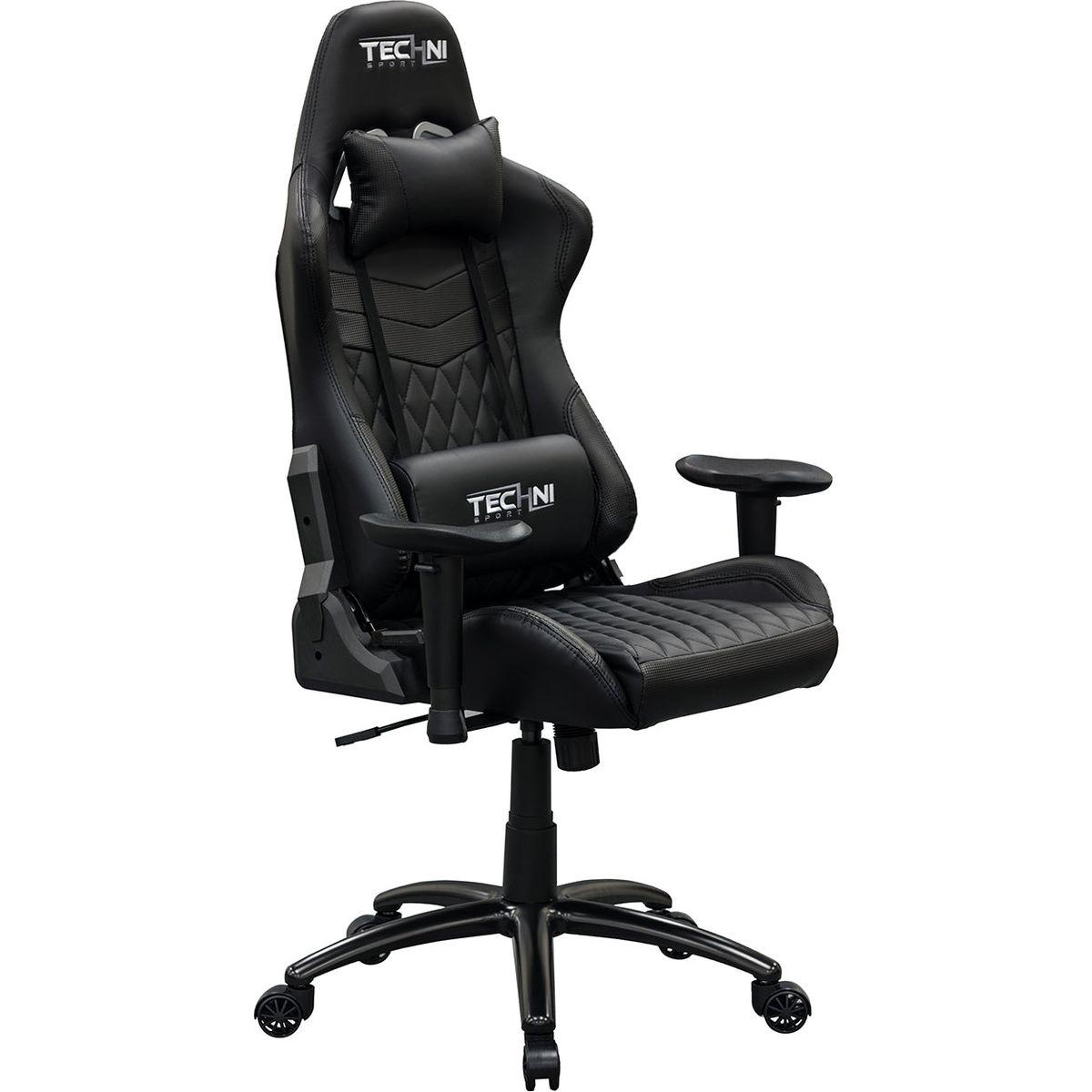 Ergonomic High Back Racer Style PC Gaming Chair, Black