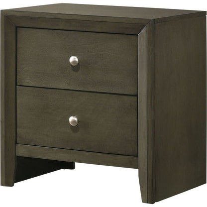 Ilana Nightstand, Gray Finish