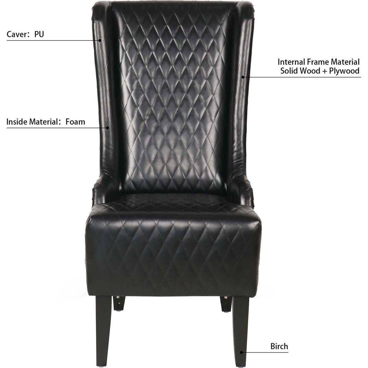 23.03" Wide Wing Back Chair, Side Chair for Living Room