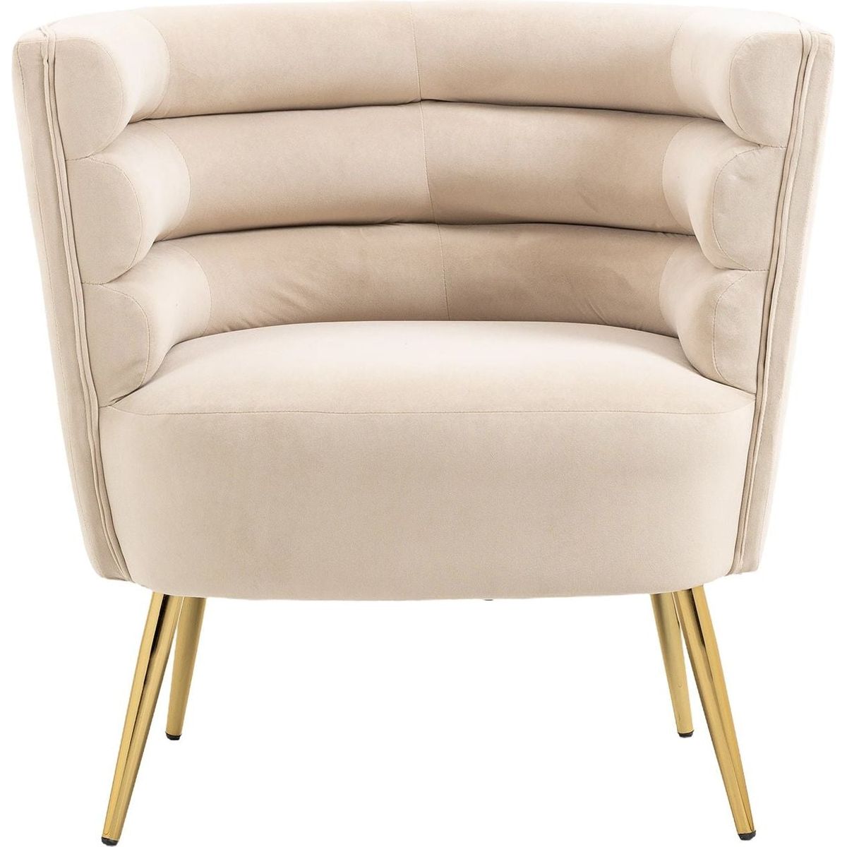 Accent Chair, leisure single chair with Golden feet