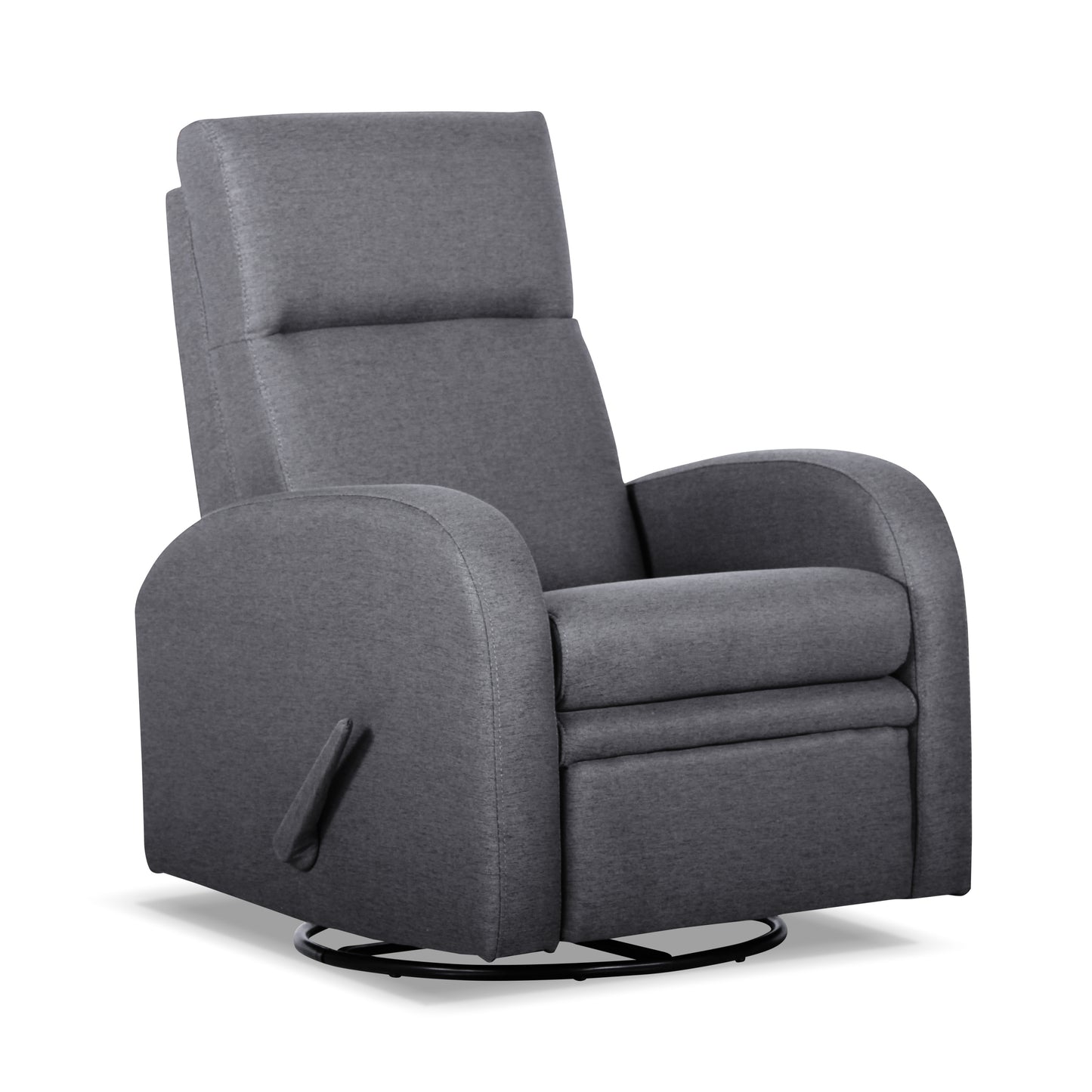 York Handle Manual Glider Swivel Recliner