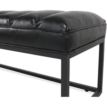 Metal Base Upholstered Bench for Bedroom for Entryway
