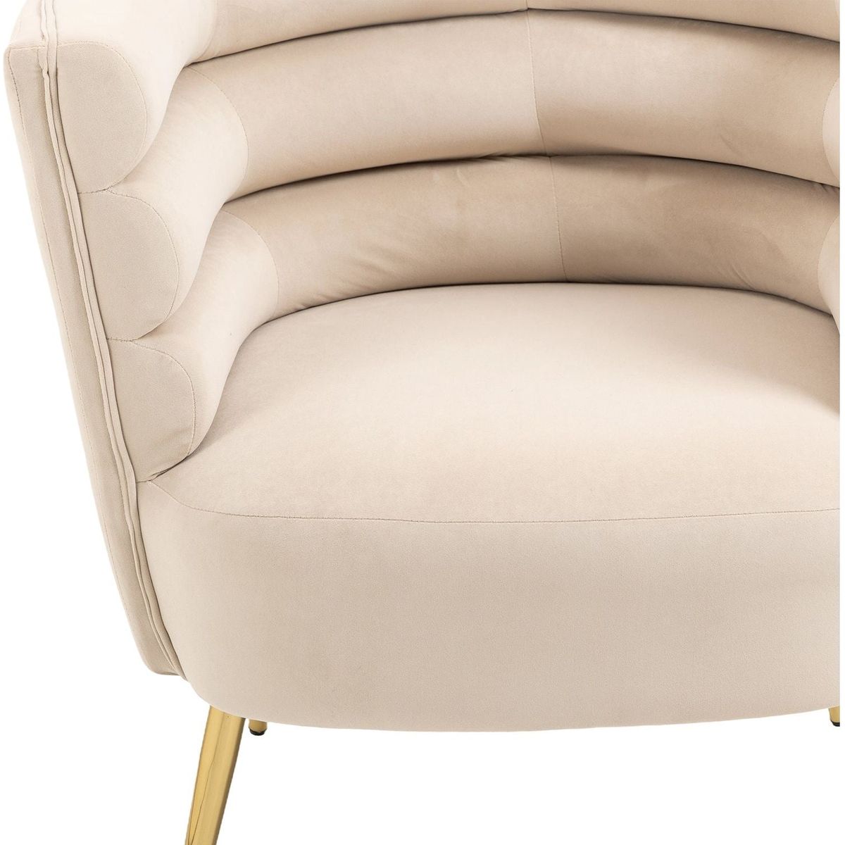 Accent Chair, leisure single chair with Golden feet