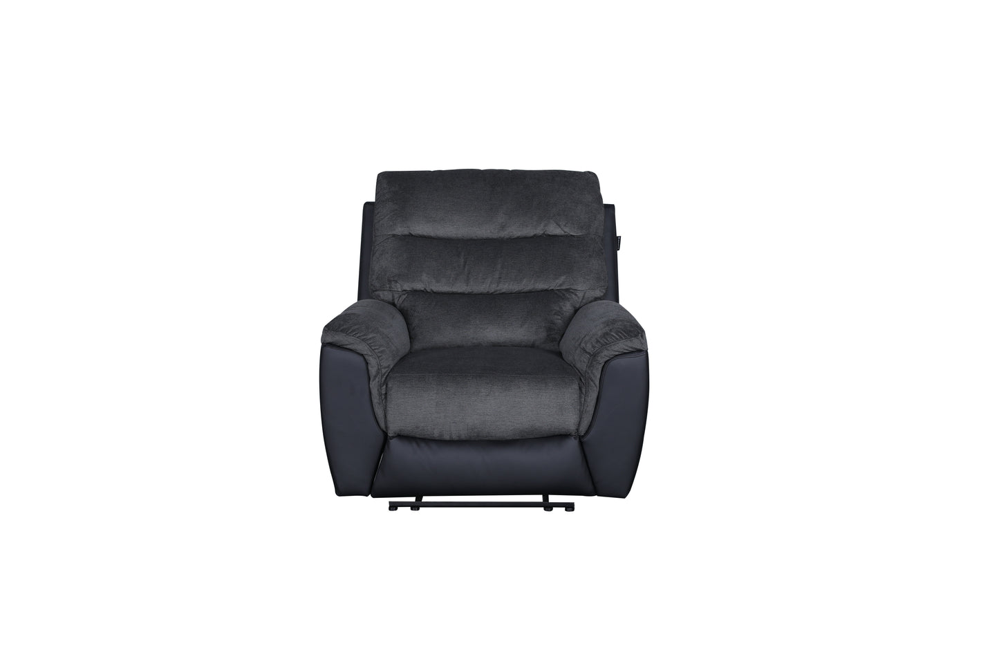 Chris 1 Seater Recliner Black/Grey