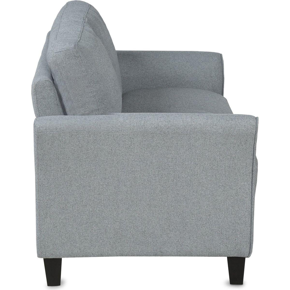 Living Room Furniture Love Seat Sofa Double Seat Sofa (Loveseat Chair)(Gray)